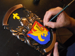 Hand Painted Coat of Arms 