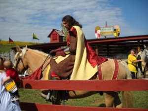 Knight on Horseback in Pittsburgh Renaissance Festival